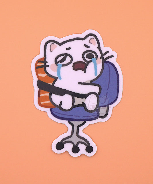 Crying Chair Mauyu 3 inch Matte Vinyl Sticker