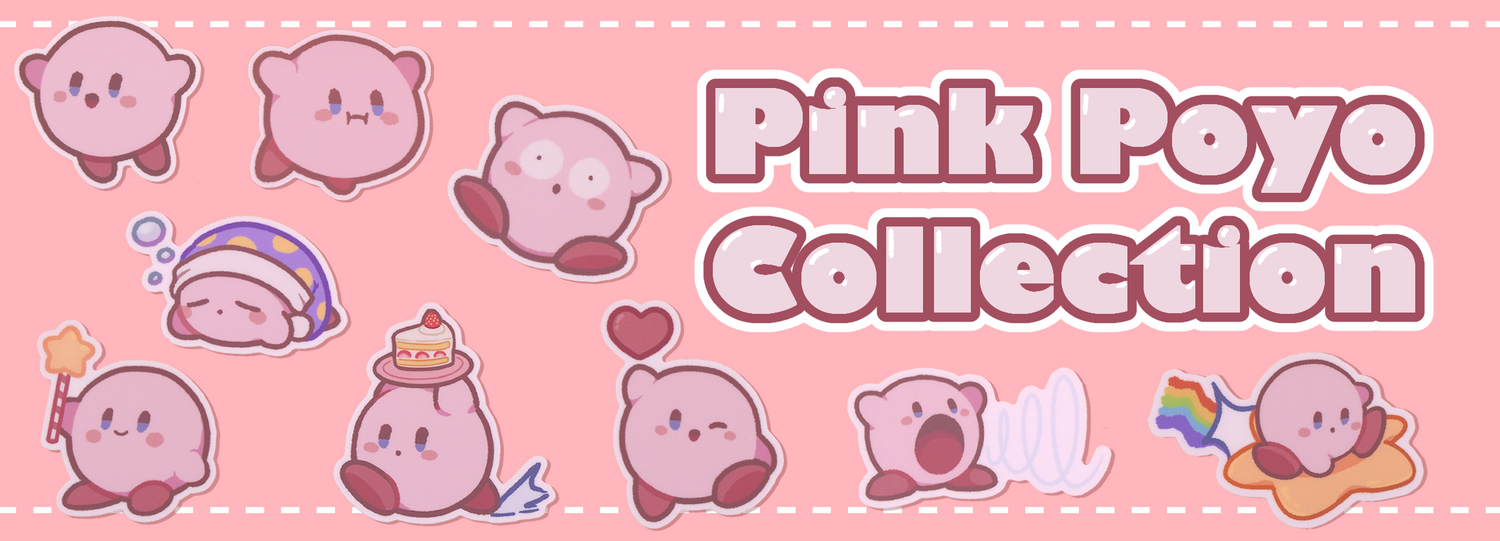 Pink Poyo Puff Balls