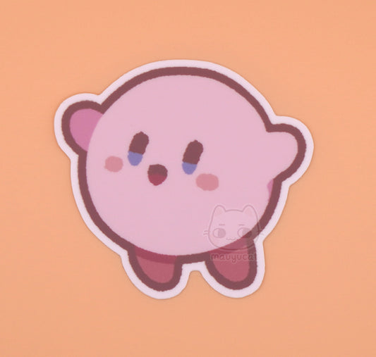 Happy Pink Poyo 3 inch Matte Vinyl Sticker